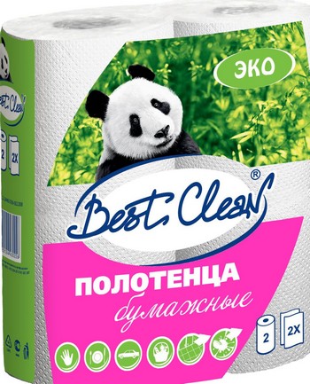 Полотенца бумажные Best Clean Fruit 2-хсл 2шт