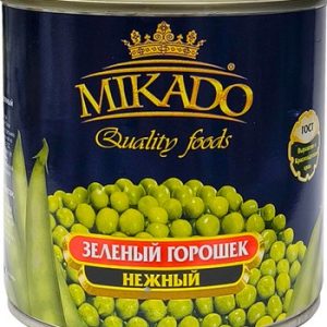 Горошек Mikado зеленый нежный ж/б 380г/425мл