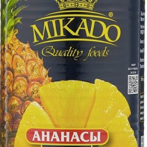 Ананасы Mikado кусочки в сиропе ж/б 850г