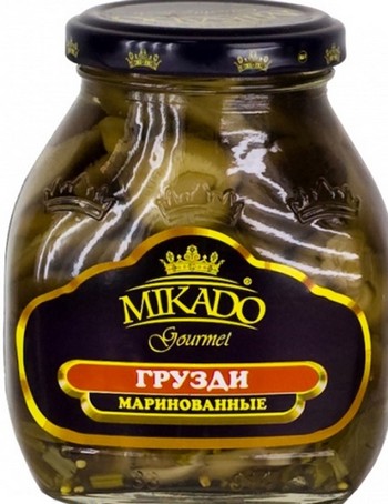 Грибы Mikado Грузди марин твист 314г