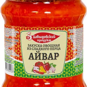 Закуска Давыдовский продукт из сладкого перца Айвар твист 460г