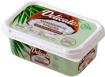Масло кокосовое Delicato рафинированое 200г