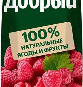 Нектар Добрый яблоко черноплодная рябина малина т/п 1л