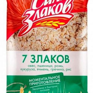 Хлопья Сила злаков 7 злаков момент приготовления м/у 400г