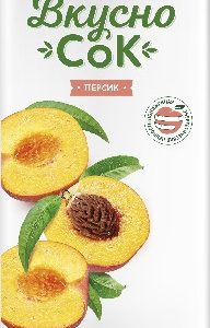 Напиток ВкусноСок сокосодержащий персик т/п 1,93л