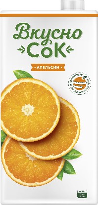 Напиток ВкусноСок сокосодержащий апельсин т/п 1,93л