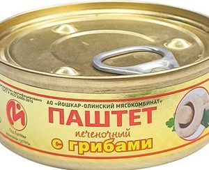 Паштет Йола печеночный с грибами №1 ключ 100г