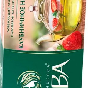 Чай Принцесса Ява Клубничное настроение зеленый ф/п 25*1,5г