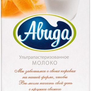 Молоко Авида 1,5% ТВ с крышкой 970г без змж