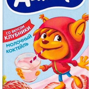 Коктейль молочный Авишка со вкусом клубники 2,5% 200г без змж