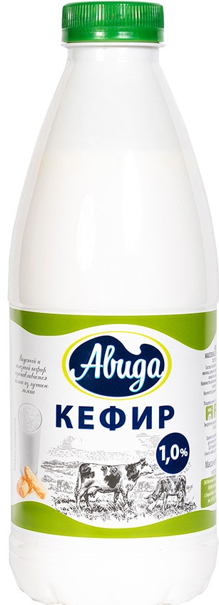 Кефир Авида 1% бут 900г без змж