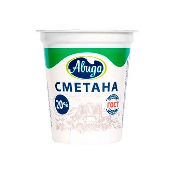 Сметана Авида 20% стак 300г без змж
