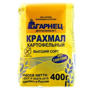 Крахмал Garnec картофельный 400г