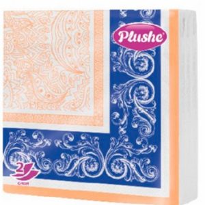 Салфетки Plushe Premium Decor Пуансетия 2-хсл 33х33см 20шт