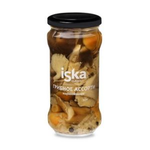 Грибное ассорти Iska маринованное твист 350г