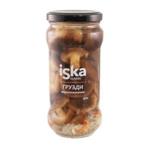 Грибы Iska грузди марин твист 350г