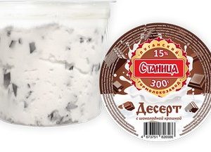 Десерт Станица с шоколадной крошкой 300г сзмж