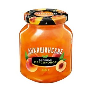 Варенье Лукашинские персиковое 450г