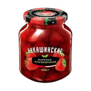 Варенье Лукашинские клубничное 450г