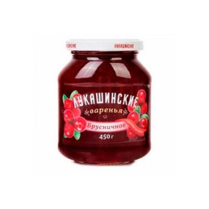 Варенье Лукашинские брусничное 450г