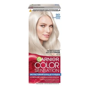 Краска д/волос Garnier Color Sensation 110мл 901 Серебристый Блонд
