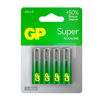Батарейки Super GP 15A-2CR4 R06 блист 4шт