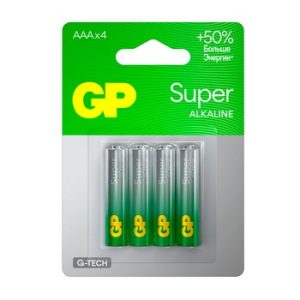 Батарейки Super GP 24A-2CR4 R03 блистер 4шт