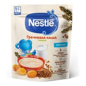 Каша Nestle с/м гречневая с курагой 5+ м/у 200г
