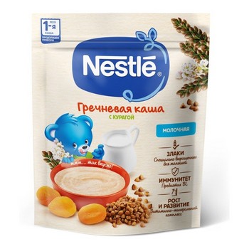 Каша Nestle с/м гречневая с курагой 5+ м/у 200г