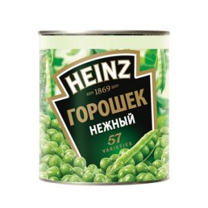 Горошек Heinz зеленый Нежный из мозговых сортов ж/б 390г