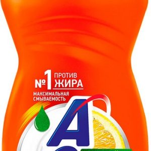 Средство д/мытья посуды AOS лимон 450г