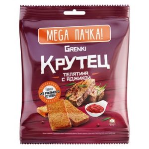 Гренки Крутец телятина с аджикой м/у 130г