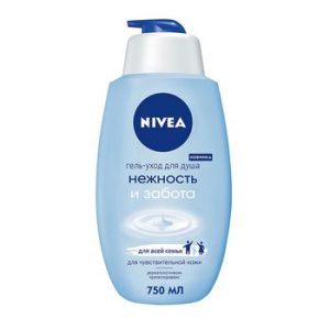 Гель д/душа Nivea Нежность и забота доз 750мл