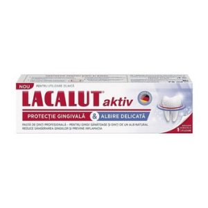 Зубная паста Lacalut Aktiv защита десен и бережное отбеливание 75мл