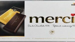 Шоколад Merci горький 72% 100г