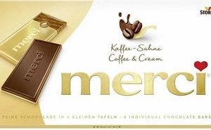 Шоколад Merci Coffee&Cream молочный 100г