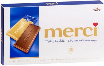 Шоколад Merci молочный 100г
