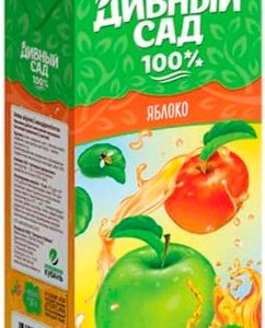 Нектар Дивный Сад яблоко осветленный т/п 1,93л