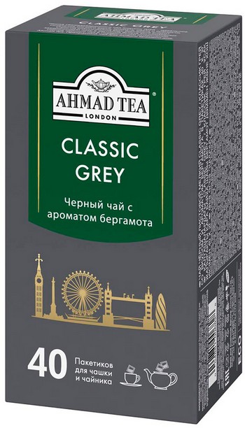 Чай Ахмад Классический Грэй ф/п 40*2г