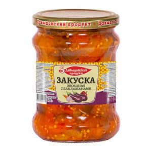 Закуска Давыдовский продукт Овощная с баклажанами твист 450г